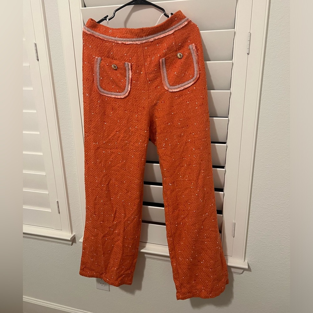 Sister Jane Citrus Summer Tweed Trousers